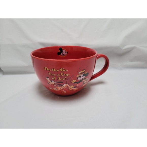 Disney Other - NWT Disney Store Exclusive Mickey "On the Go For a Cup of Joe" Coffee Tea Mug